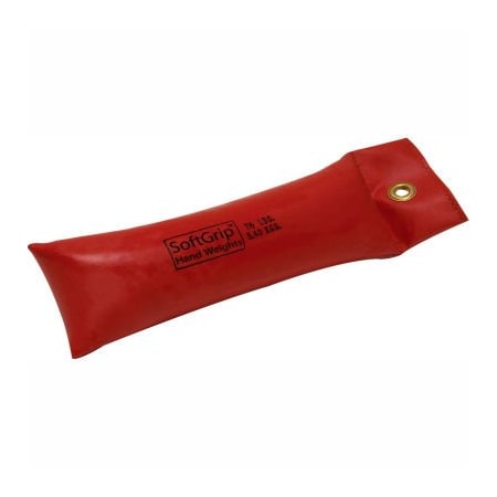 Fabrication Enterprises CanDo SoftGrip Hand Weight, 7.5 lb., Red 10-0360-1